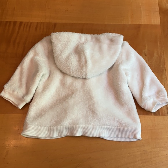 Fuzzy White Winter Outfit 3-6 Months - Picture 4 of 8